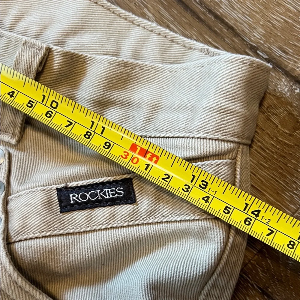 Vintage Authentic Rockies Jeanswear Size 28/7 Inseam 36 Style 1223015